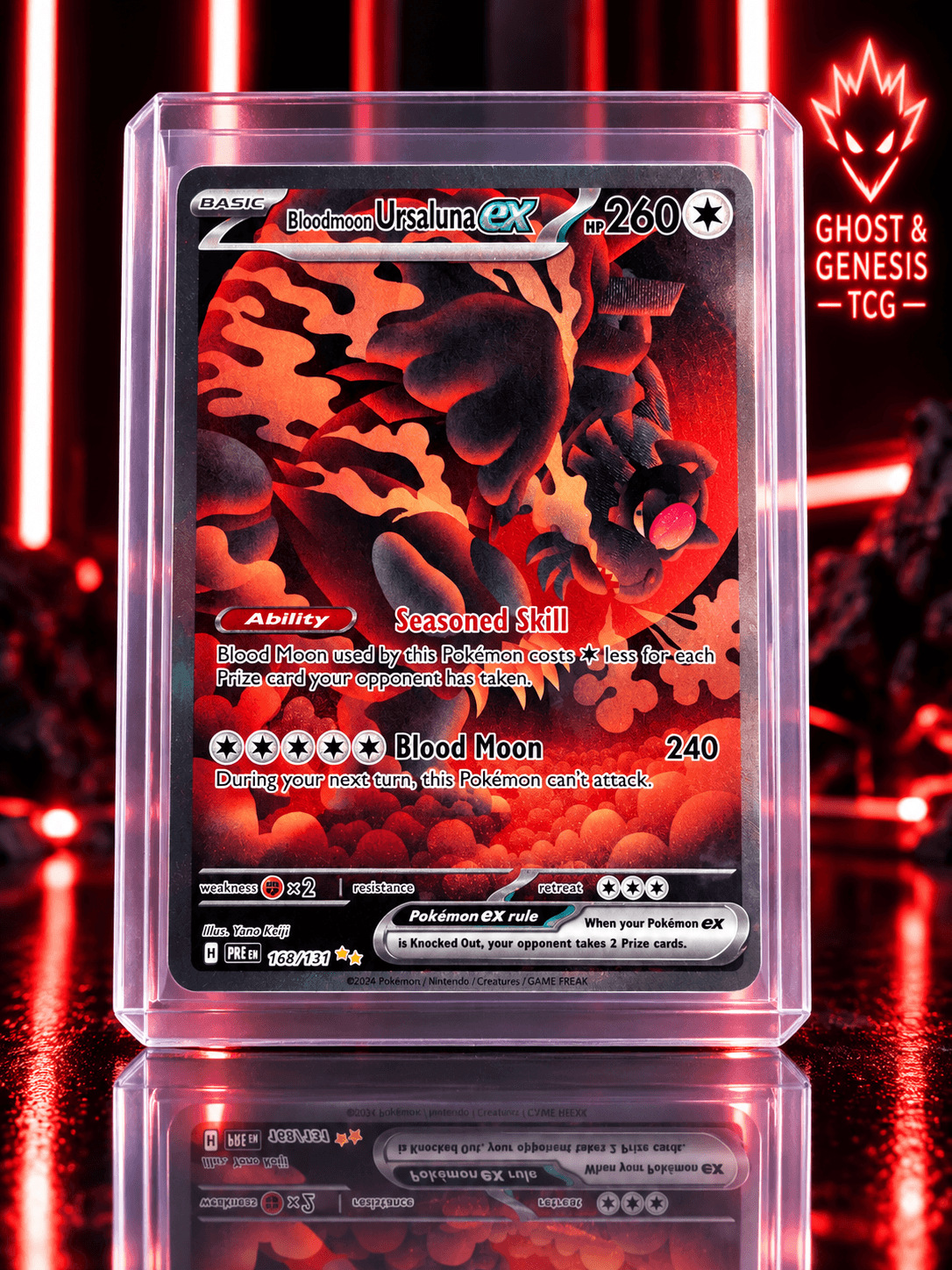 BLOODMOON URSALUNA EX SIR PRE 168-131
