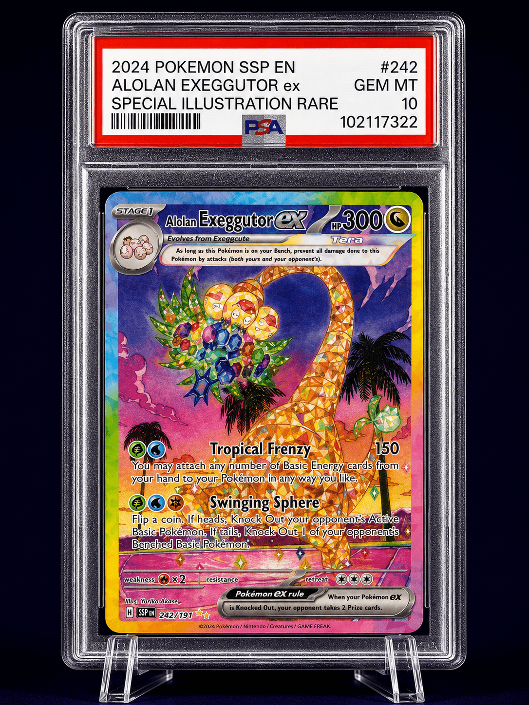 2024 ALOLAN EXEGGUTOR EX SURGING SPARKS SIR