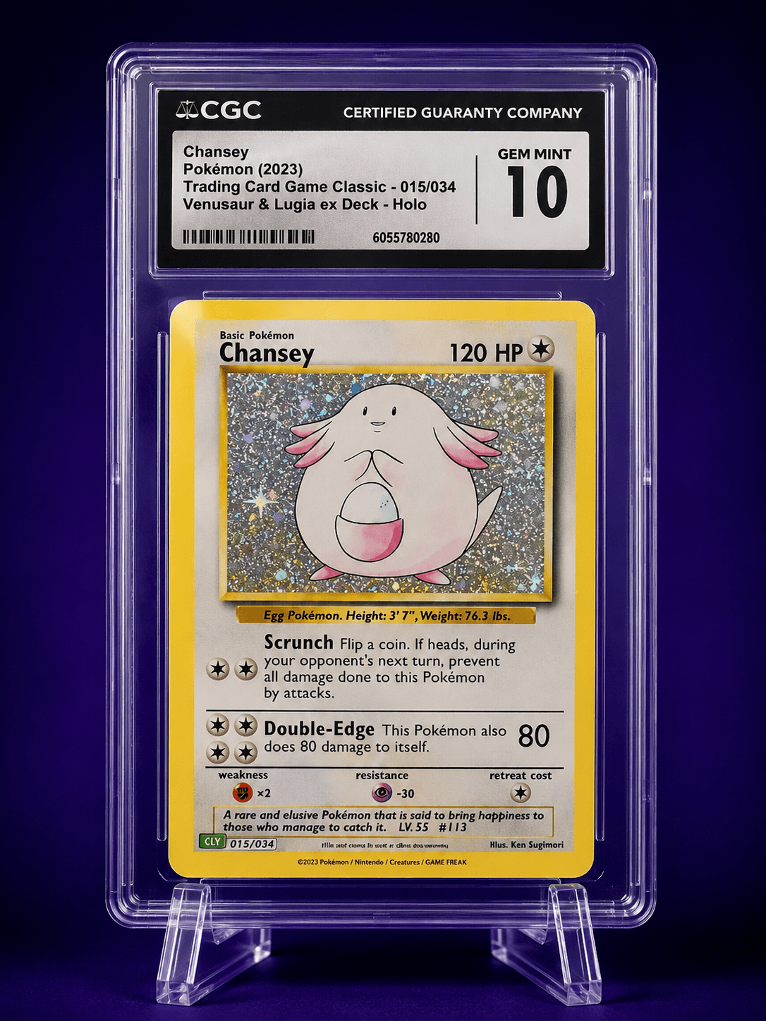 2023 CHANSEY CLASSIC - 015/034 EX DECK - HOLO