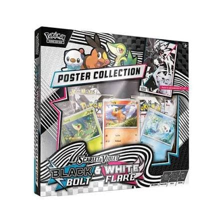 BLACK BOLT WHITE FLARE POSTER COLLECTION