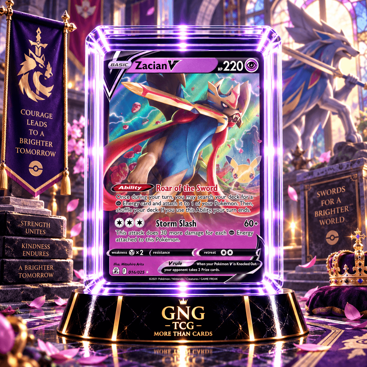ZACIAN V 016-025 STAMPED