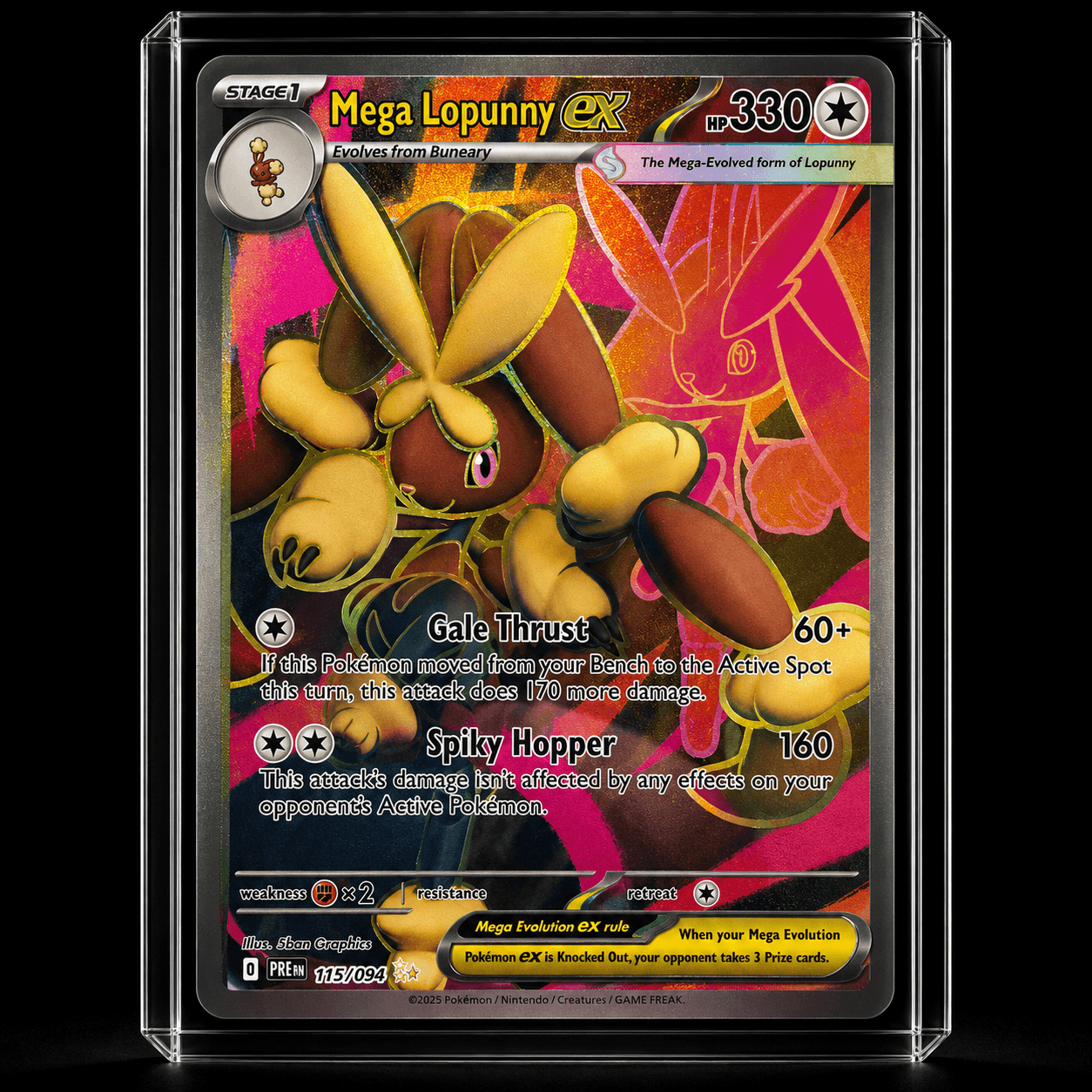 MEGA LOPUNNY EX UR PFL 115-094