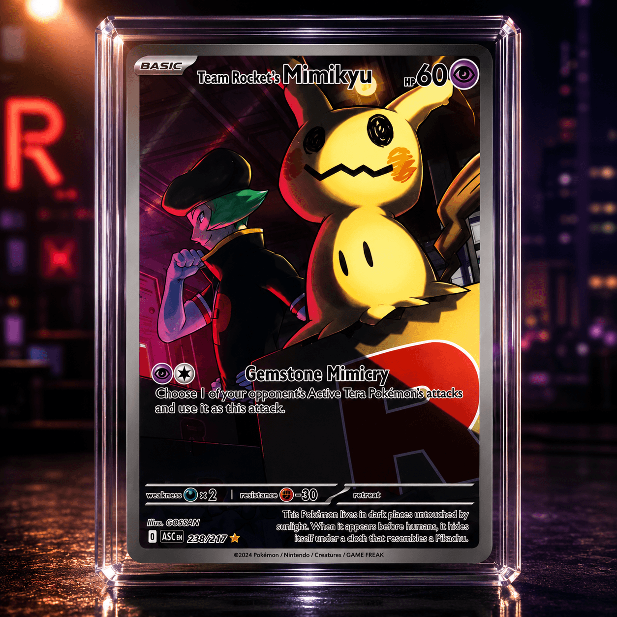 TEAM ROCKETS MIMIKYU IR ASC 238-217