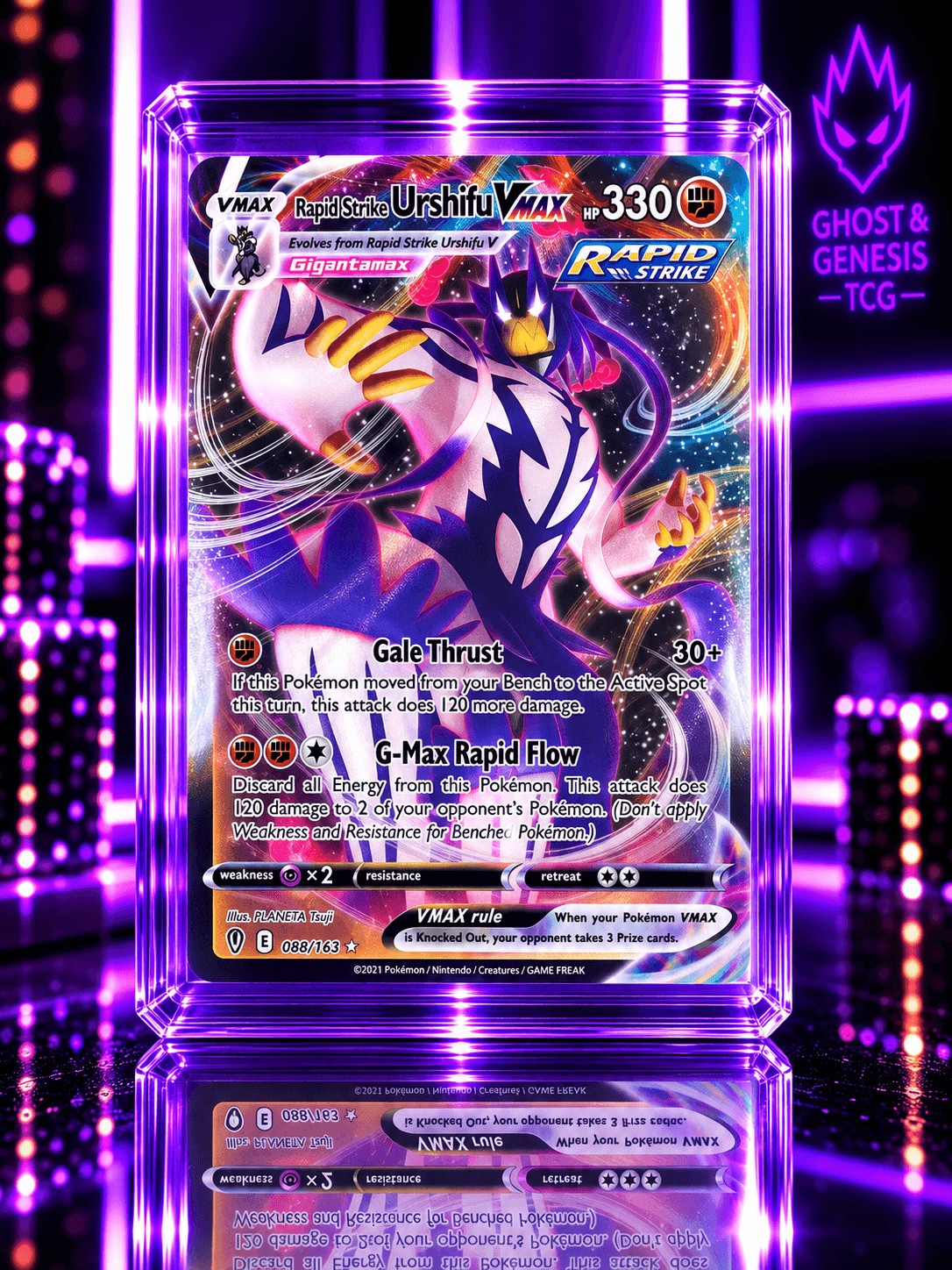RAPID STRIKE URSHIFU VMAX BS 088-163