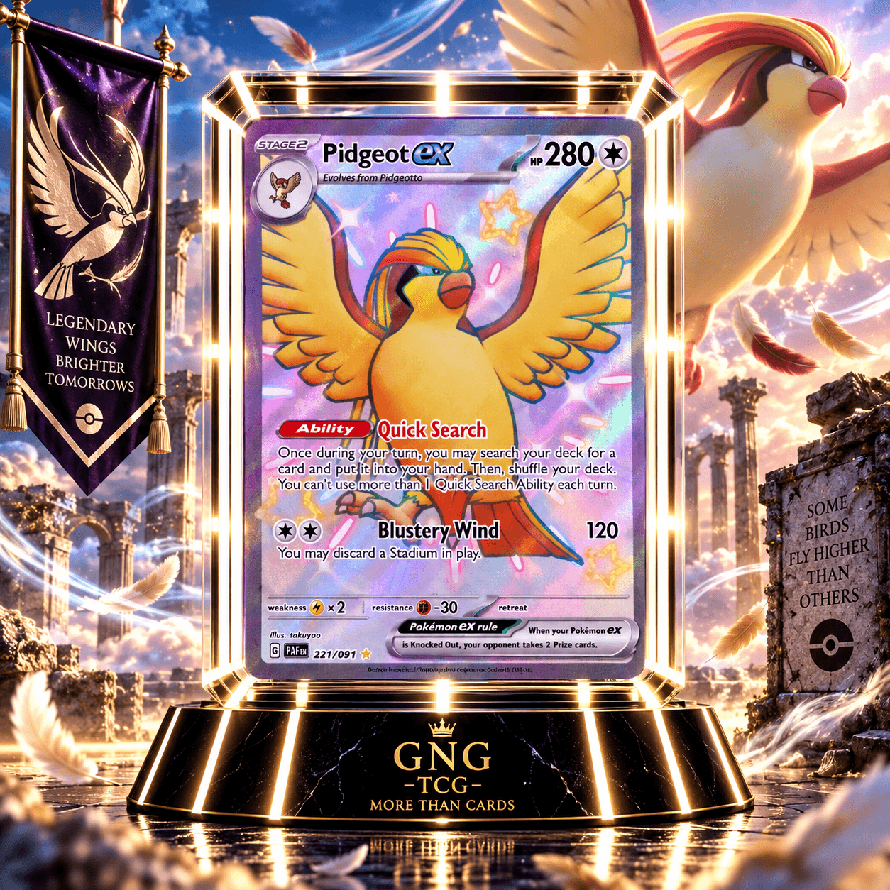 PIDGEOT EX SUR 221-091