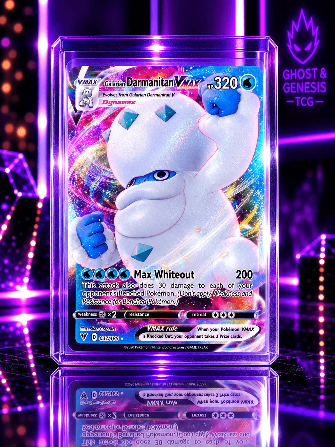 GALARIAN DARMANITAN VMAX VV 037-185
