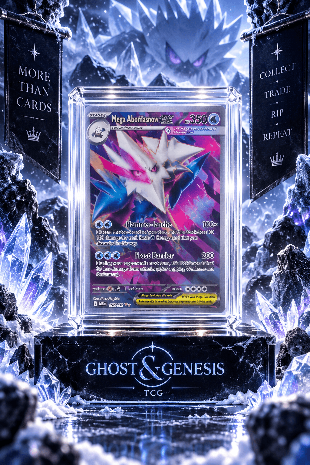 MEGA ABOMASNOW EX UR 157-132
