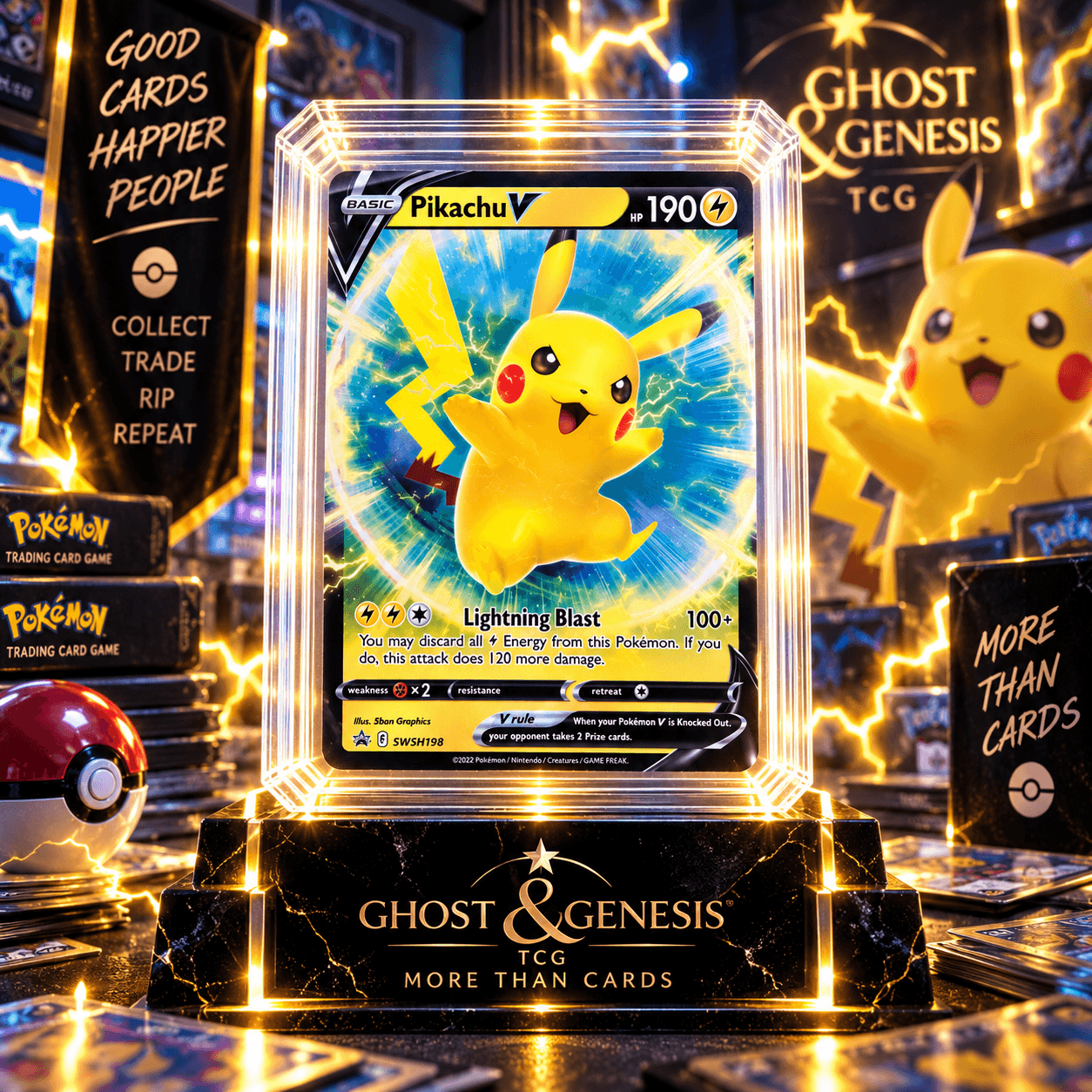 PIKACHU V SWSH198